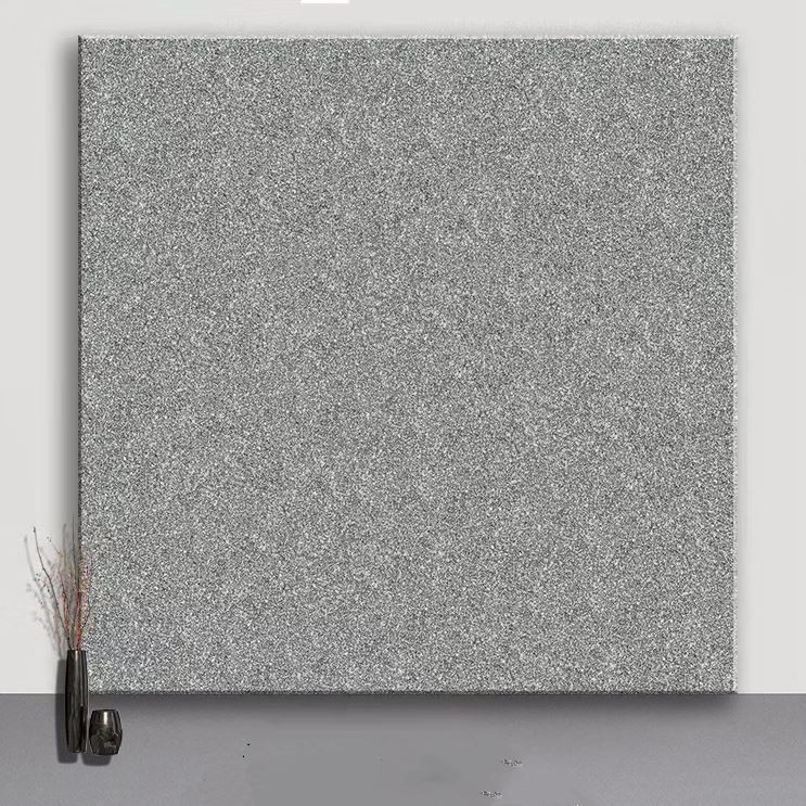 Commercial Pedestrian Street Lychee Surface Sesame Black Tiles